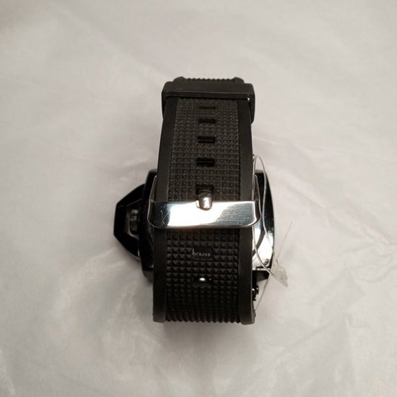 GANZ Men's Black Silicone Band Watch BRAND NEW (1a2) - Picture 4 of 8